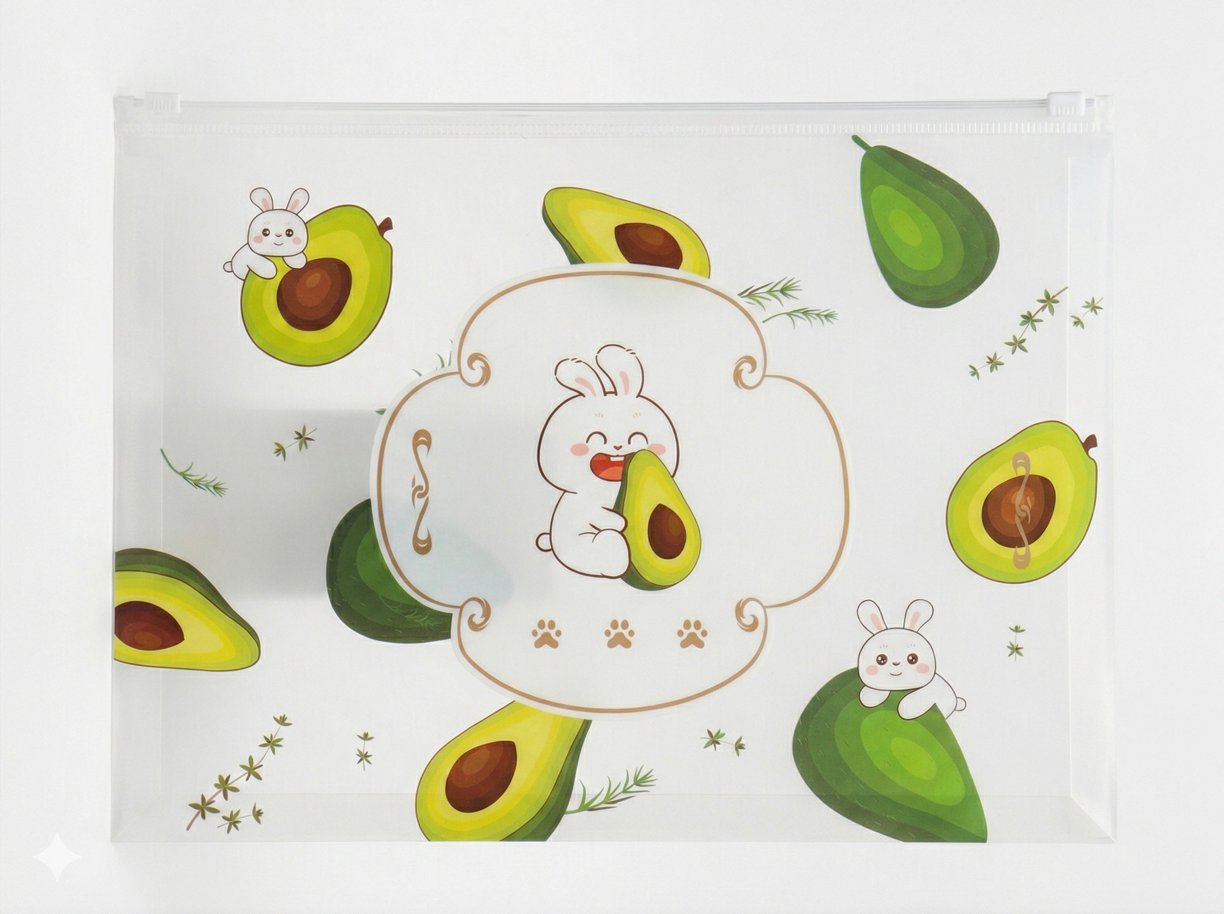 🥑 Folder Organizador "Avocado Bunny"