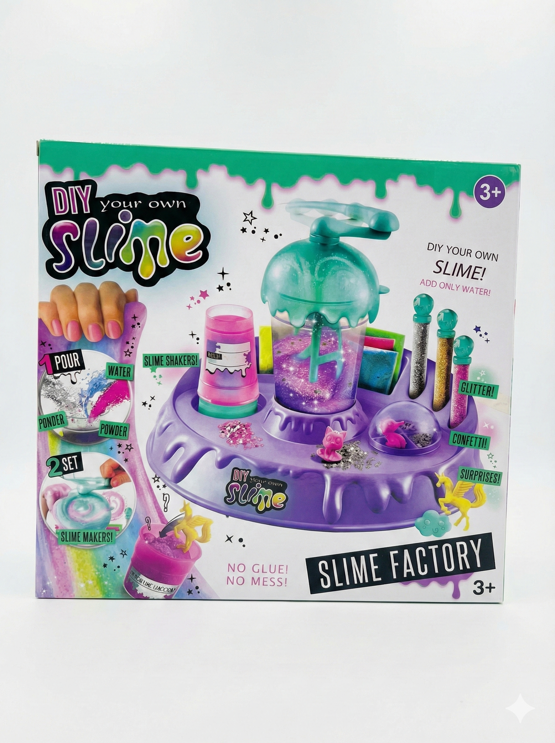 Fábrica de Slime DIY: ¡Crea, Mezcla y Brilla! ✨