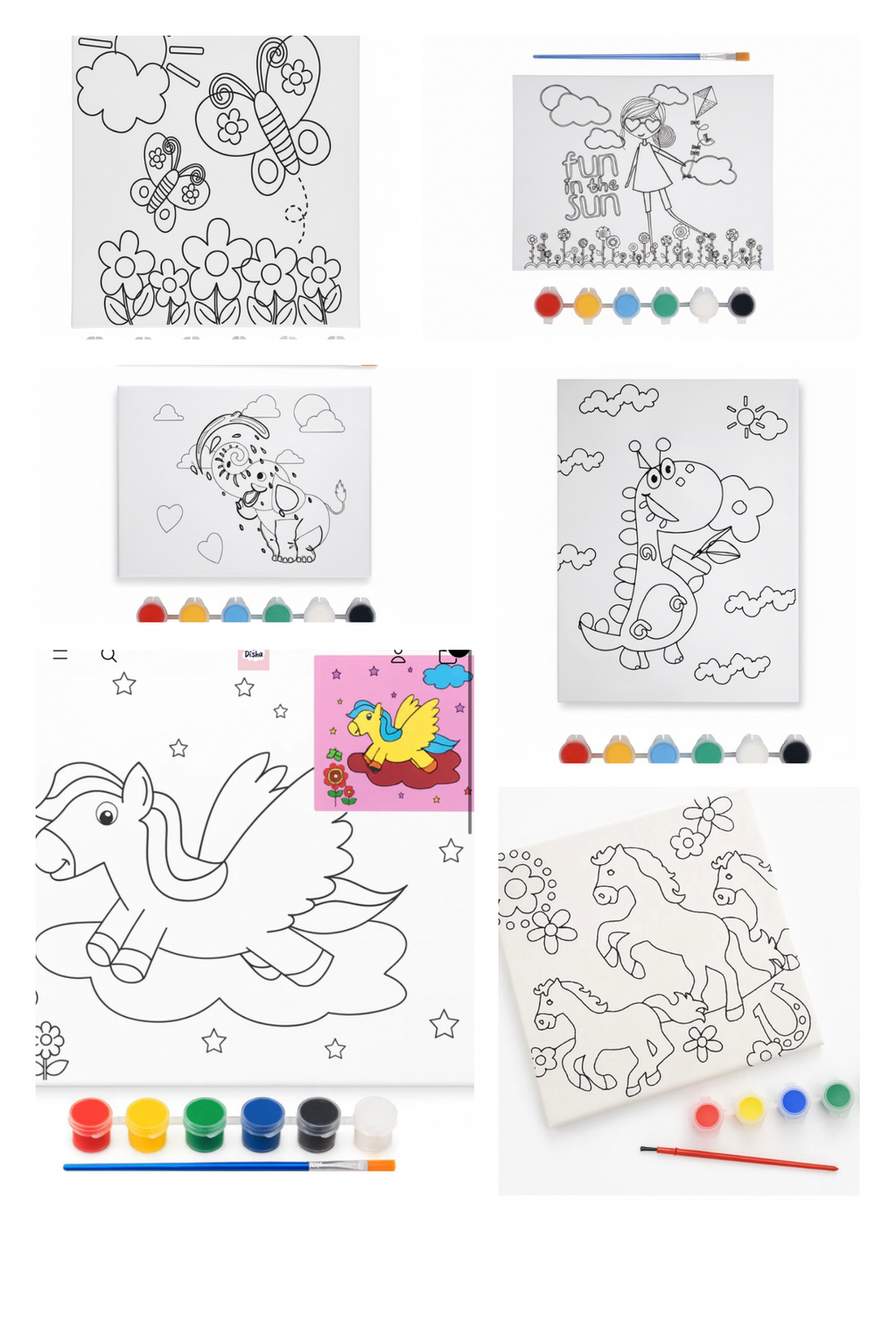 Set de Canva 15x20cm