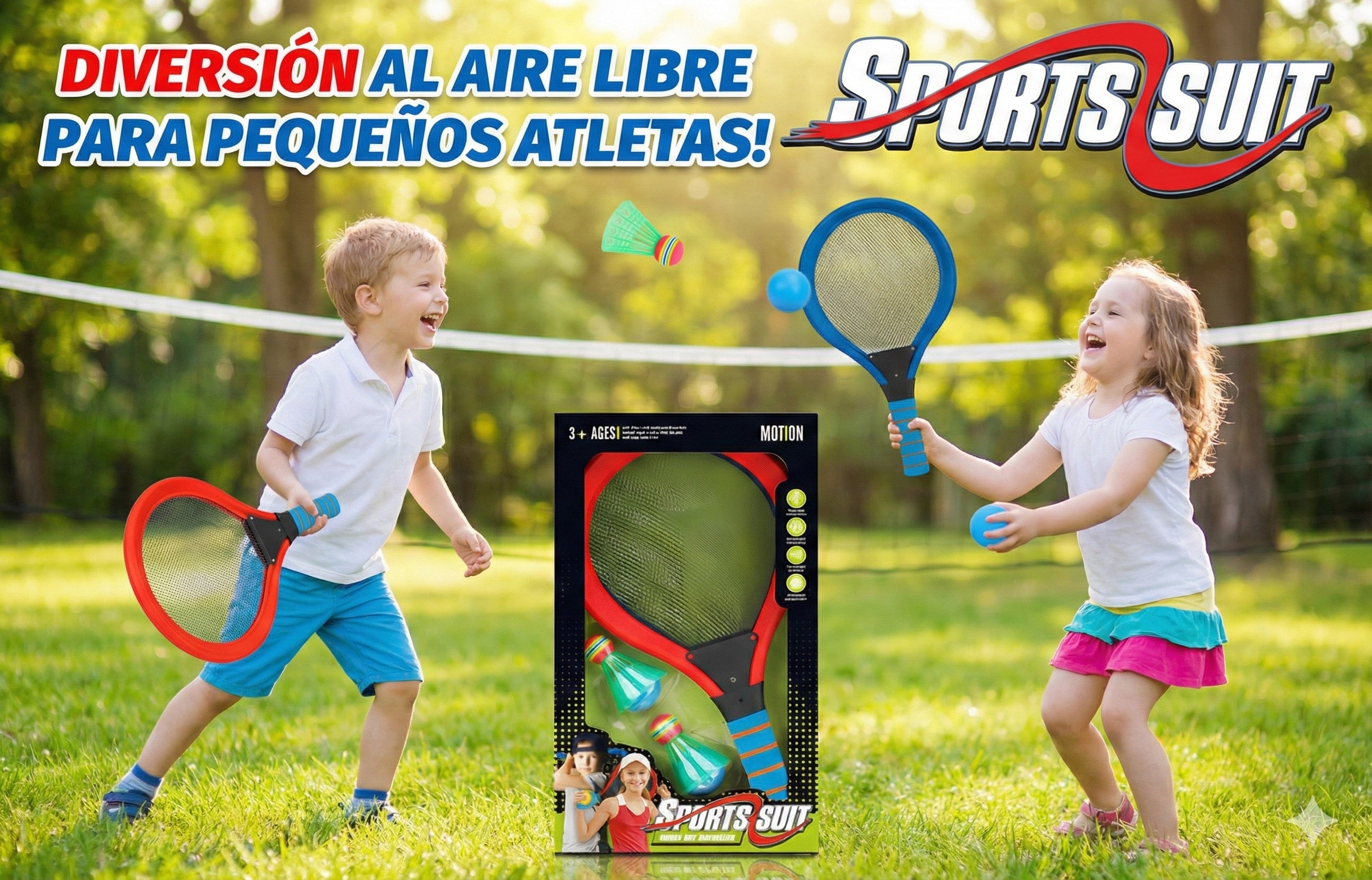 Set de Juego Deportivo Infantil - Tenis
