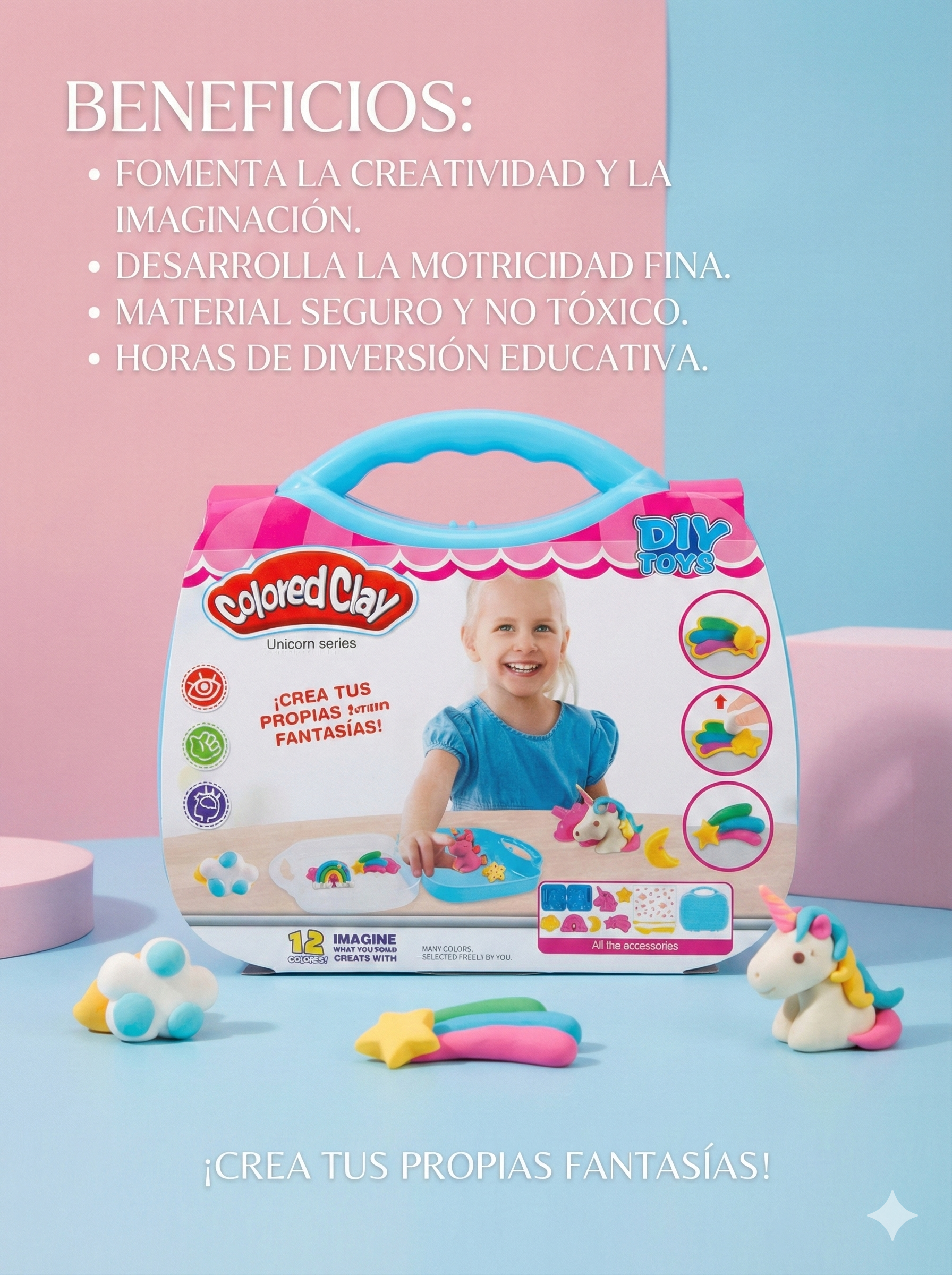 Set de Plastilina Unicornio