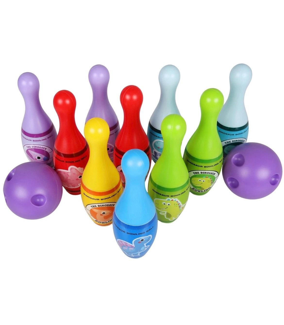 Set de Bolos Infantil Dinosaurio – ¡Colores Vivos y Diversión Asegurada!