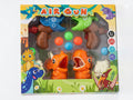 Set de Juego de Puntería "Dino Air Gun" - Lanzadores de Aire con Bolas de Espuma Segura