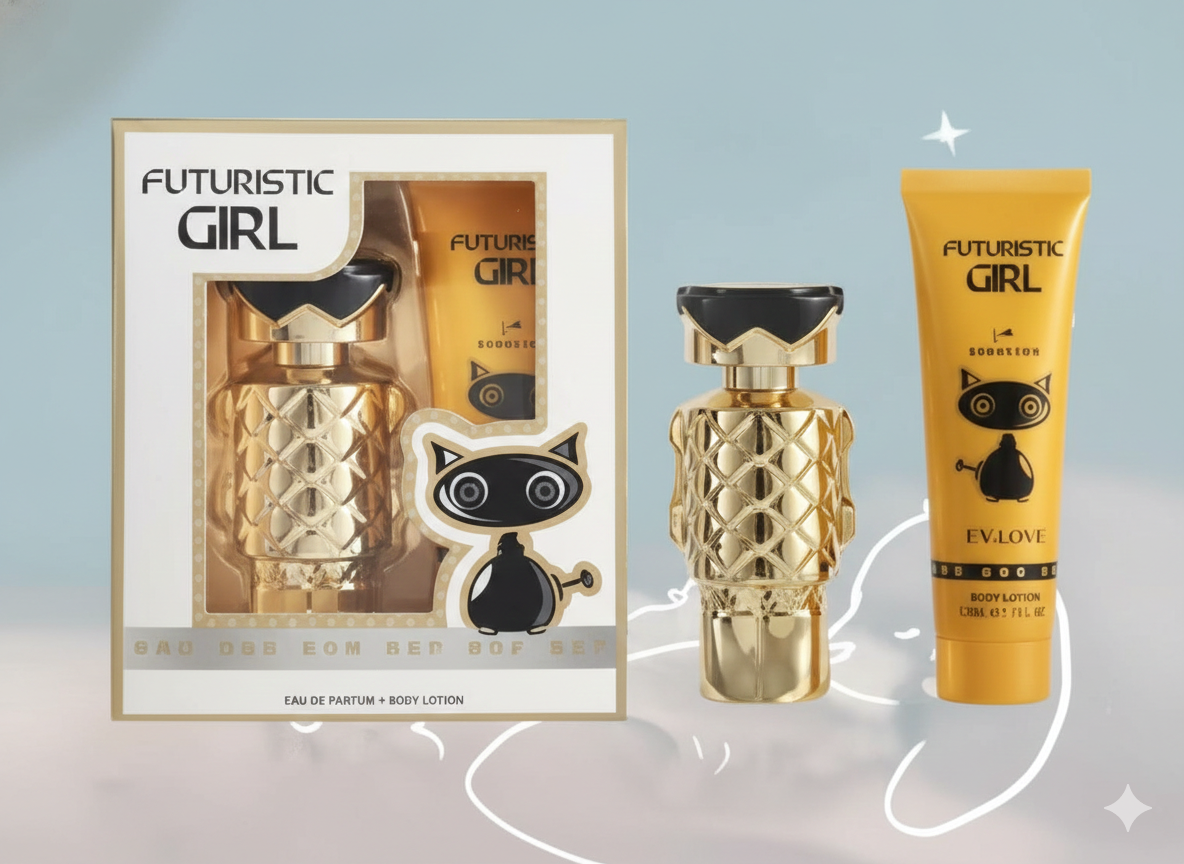 Set de Perfume y Crema Futuristic Girl