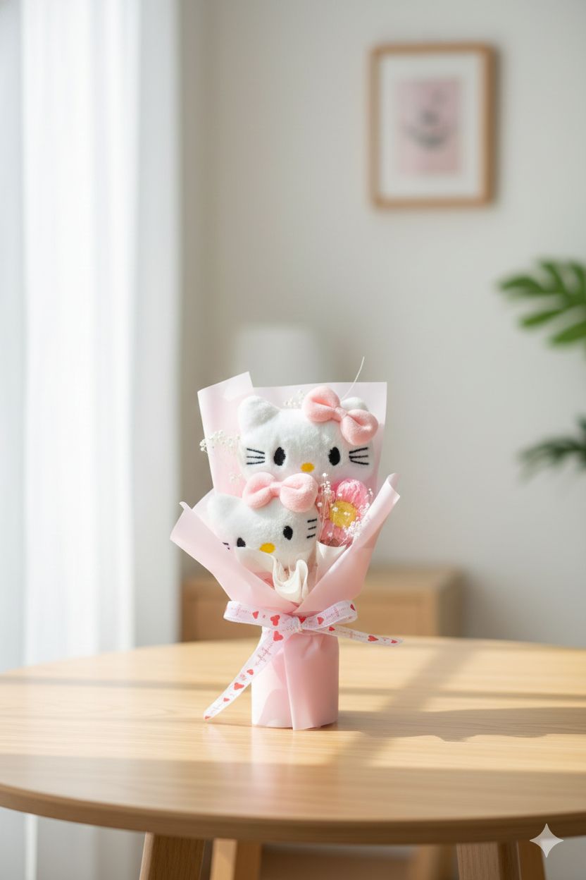 Ramo de Peluche de Hello Kitty