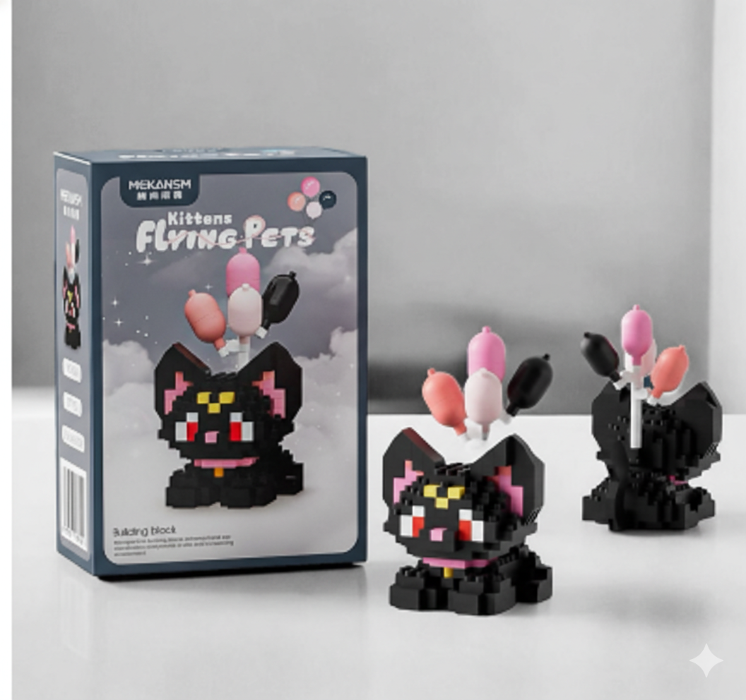 Gatito Negro Armable