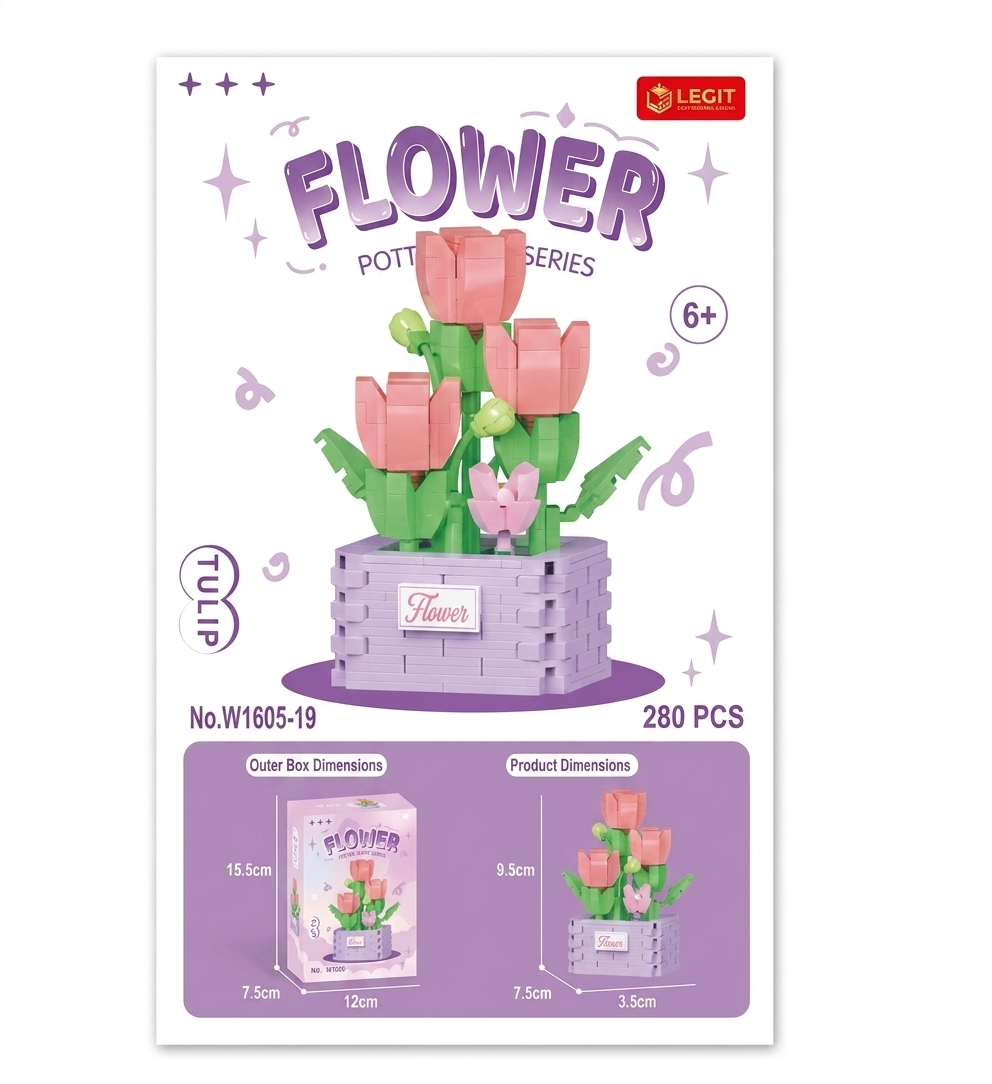 Canasta de Tulipanes