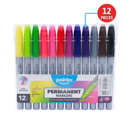 Marcadores Permanentes Pointer