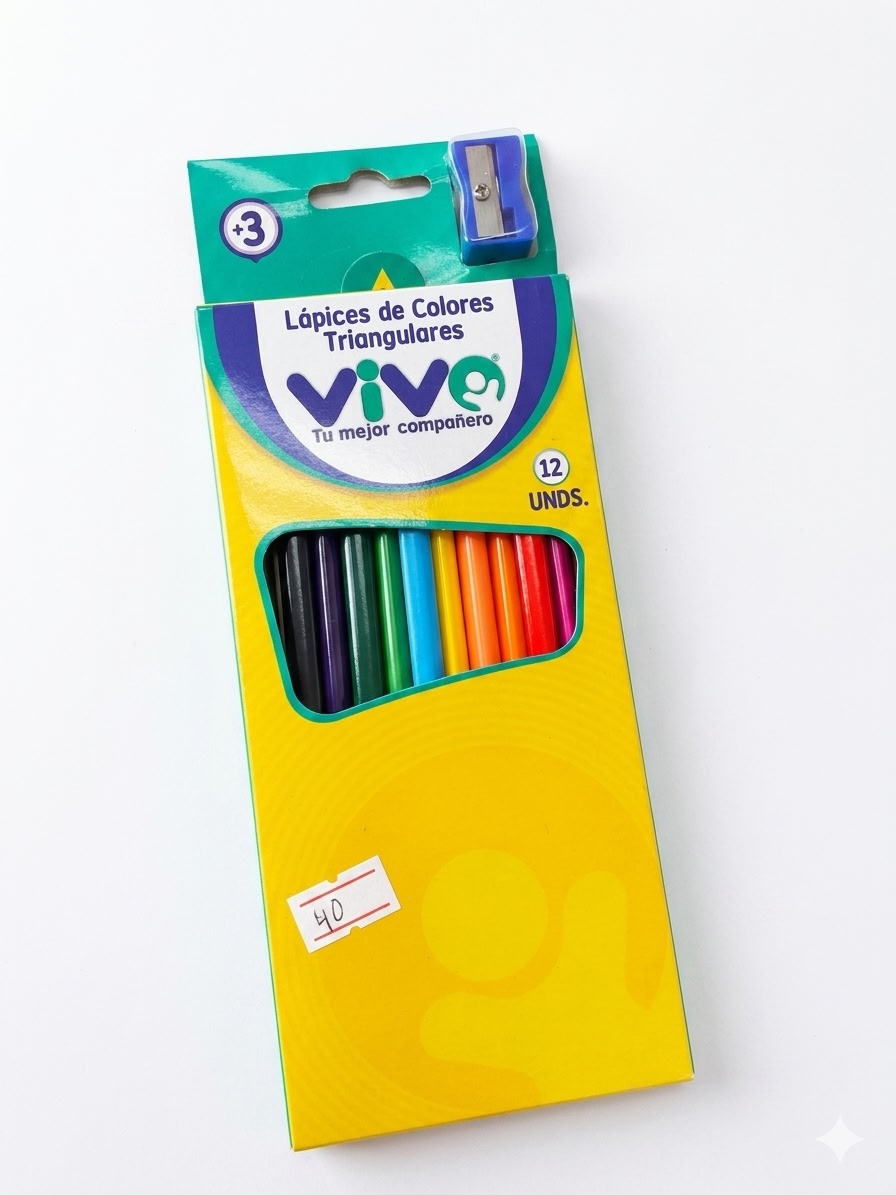 Lapices de Colores Vivo