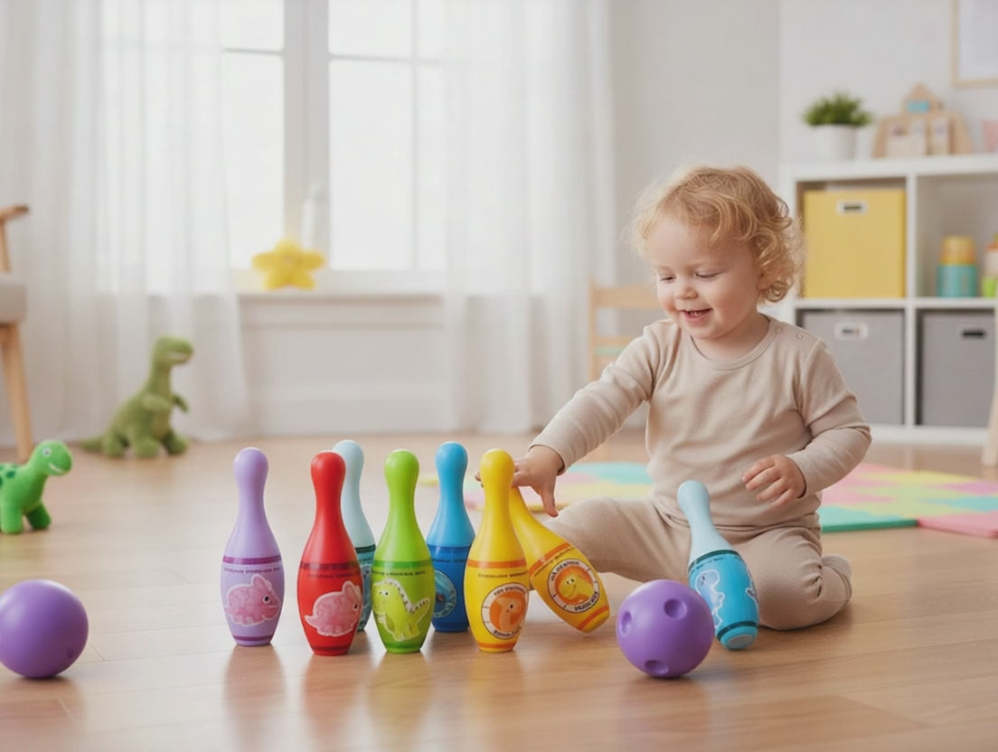 Set de Bolos Infantil Dinosaurio – ¡Colores Vivos y Diversión Asegurada!